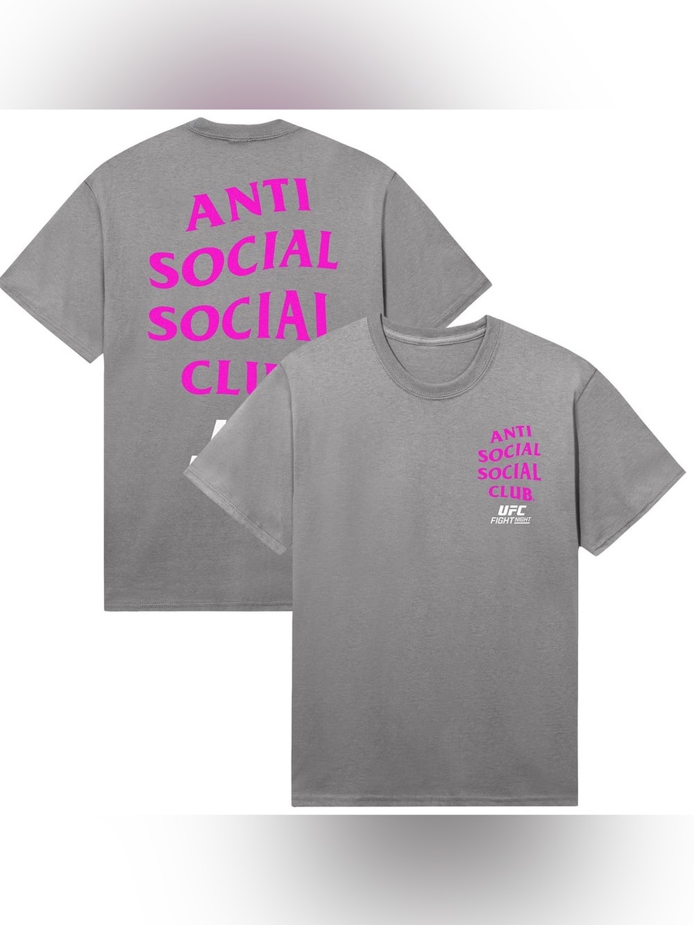 UFC x ASSC Lock Out T-Shirt -Smoke Grey (BRAND NEW) Size: XL
